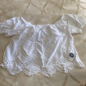 Cute white top from Tilly’s